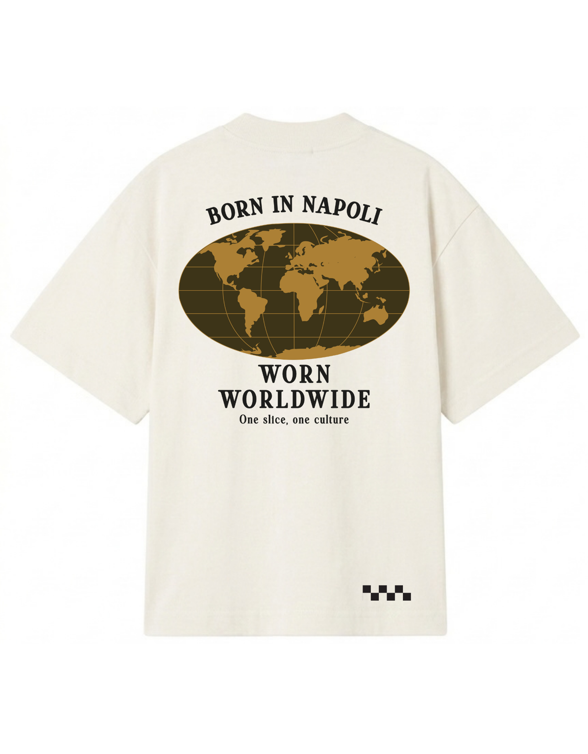 CAMISETA IRON OVERSIZED BORN IN NAPOLI
