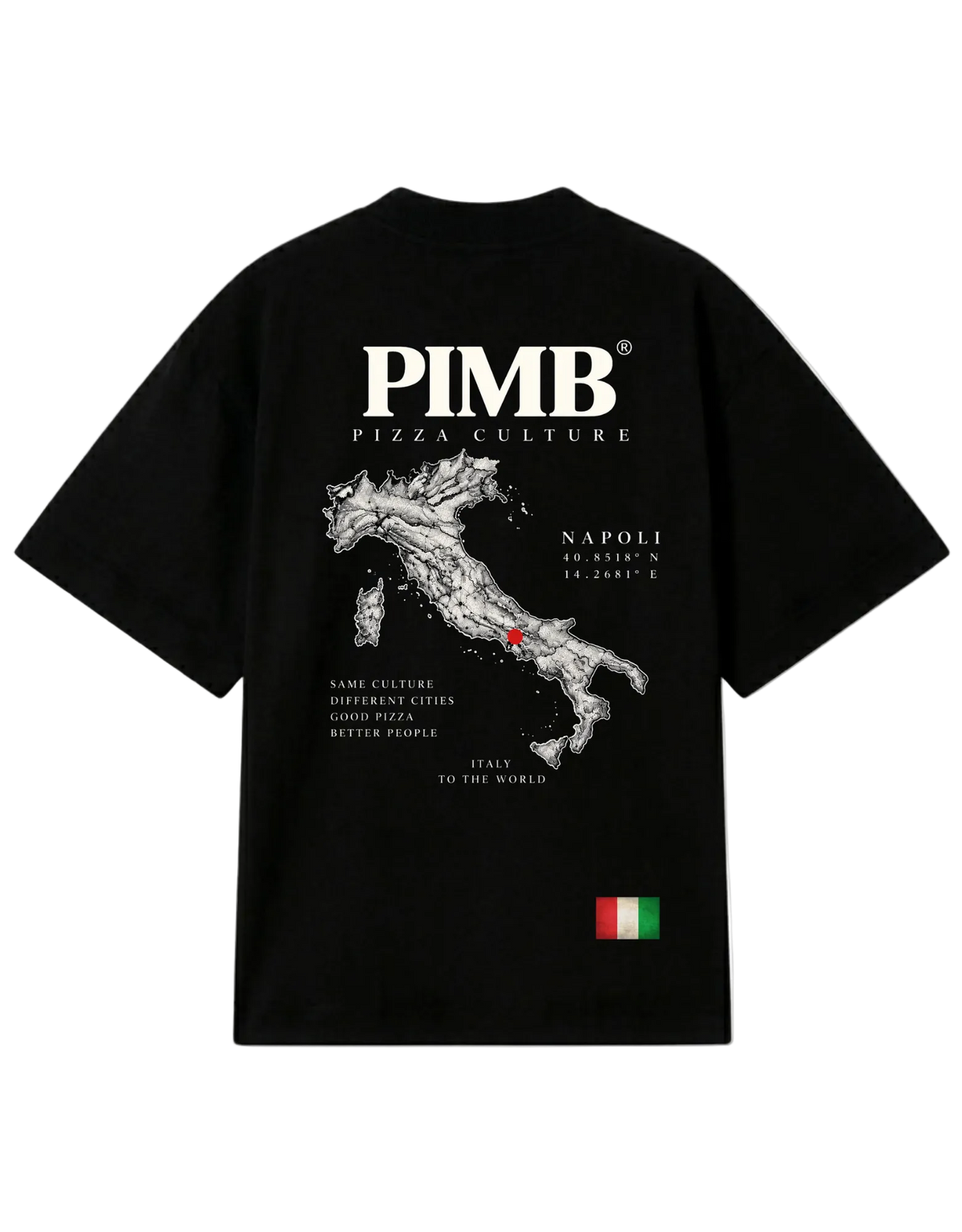 CAMISETA IRON OVERSIZED NAPOLI MAP